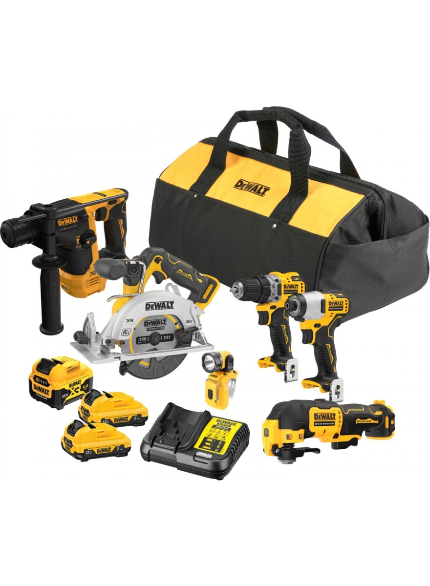 DeWALT 18V XR Brushless 4-delige Accukit (DCK611P1D2)